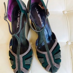 VIA SPIGA Wedge Shoes Sandals